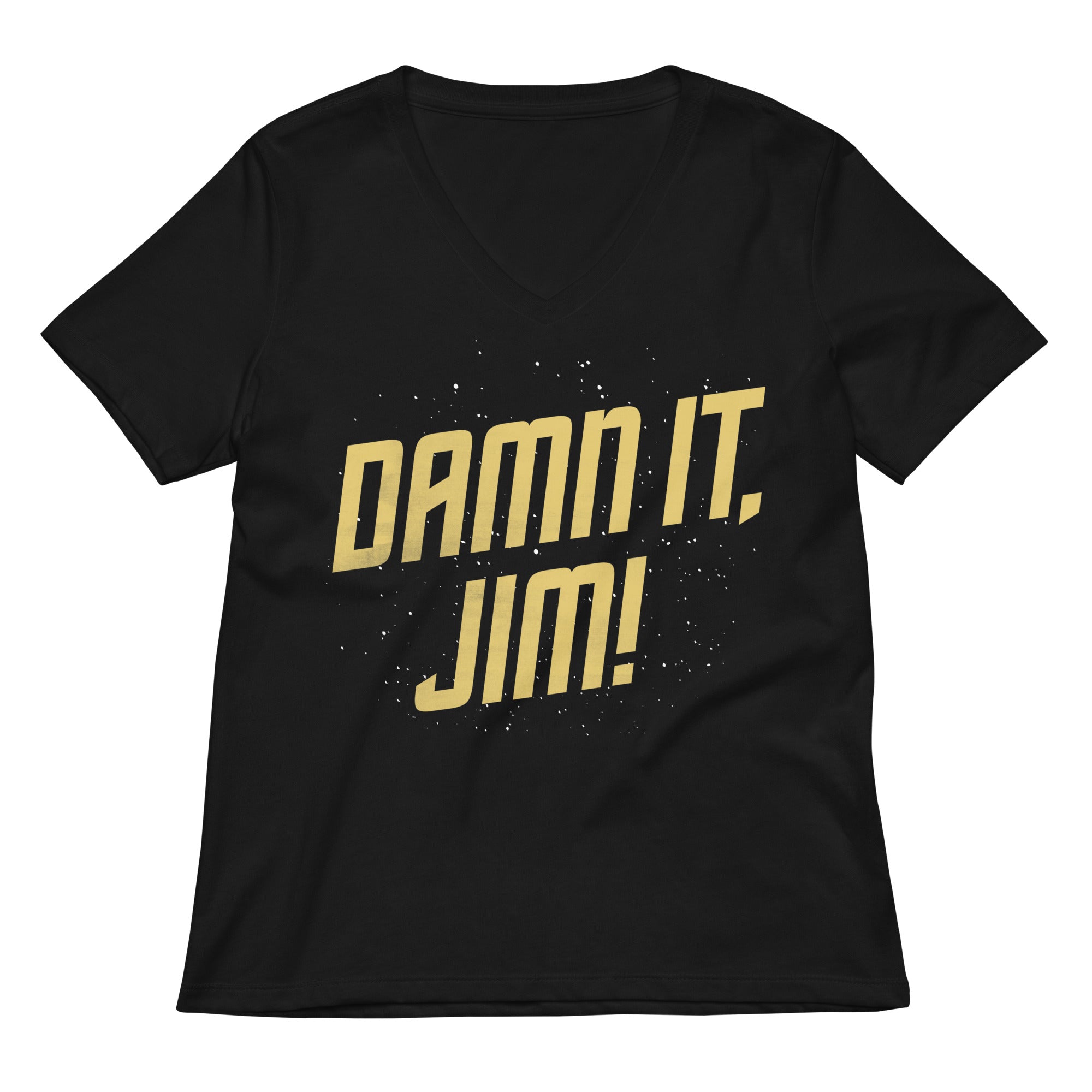 Damn It, Jim! Women's V-Neck Tee