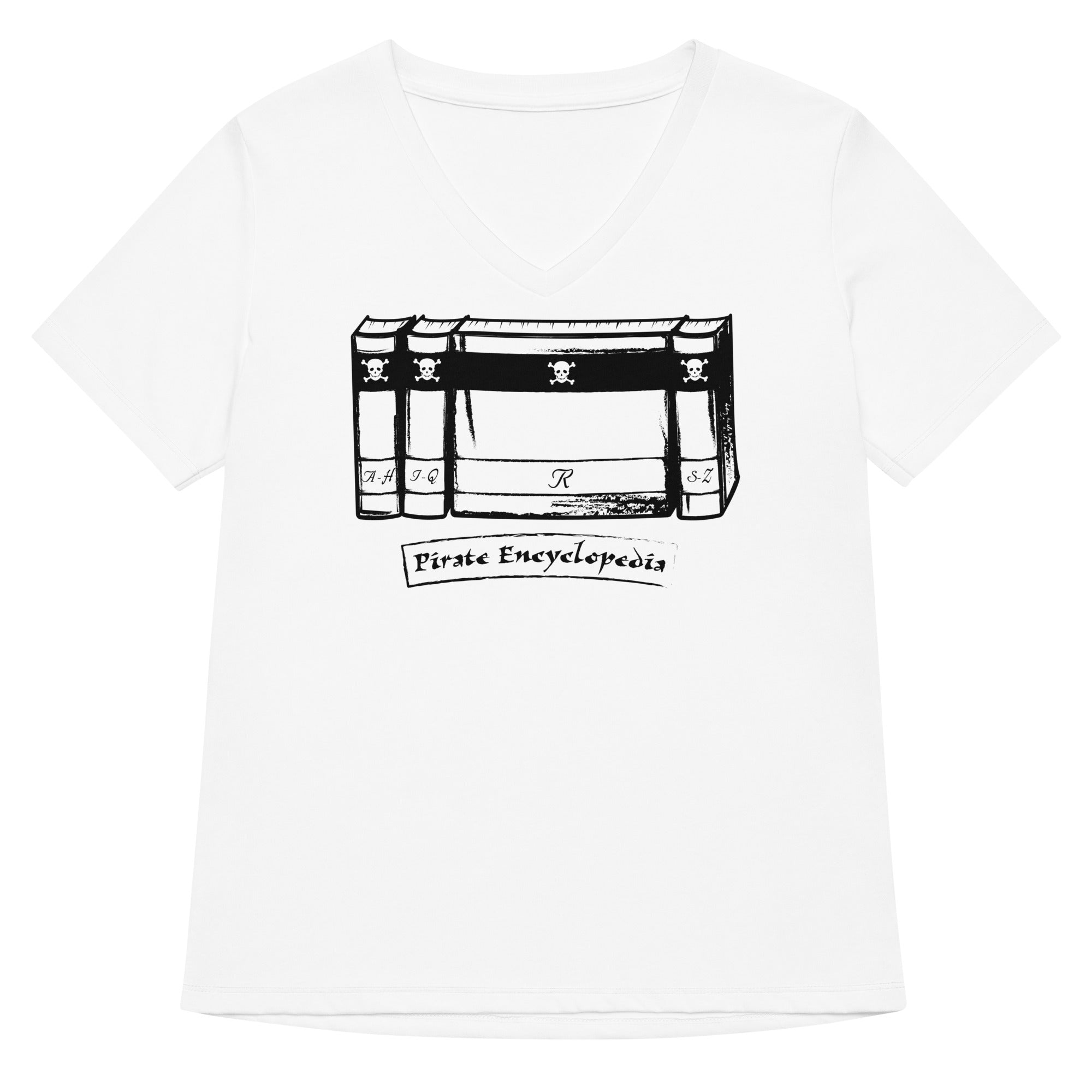 Pirate Encyclopedia Women's V-Neck Tee