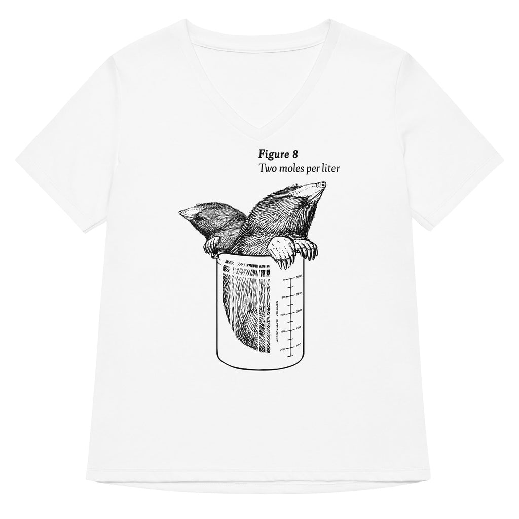 Two Moles Per Liter Women's V-Neck Tee