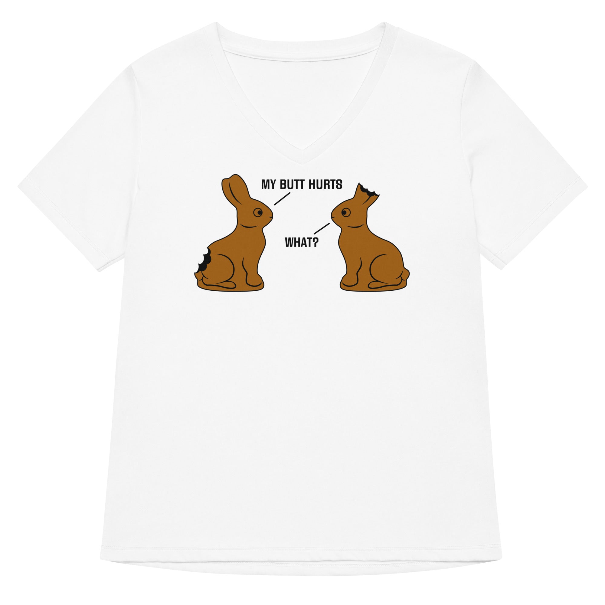 My Butt Hurts Women's V-Neck Tee