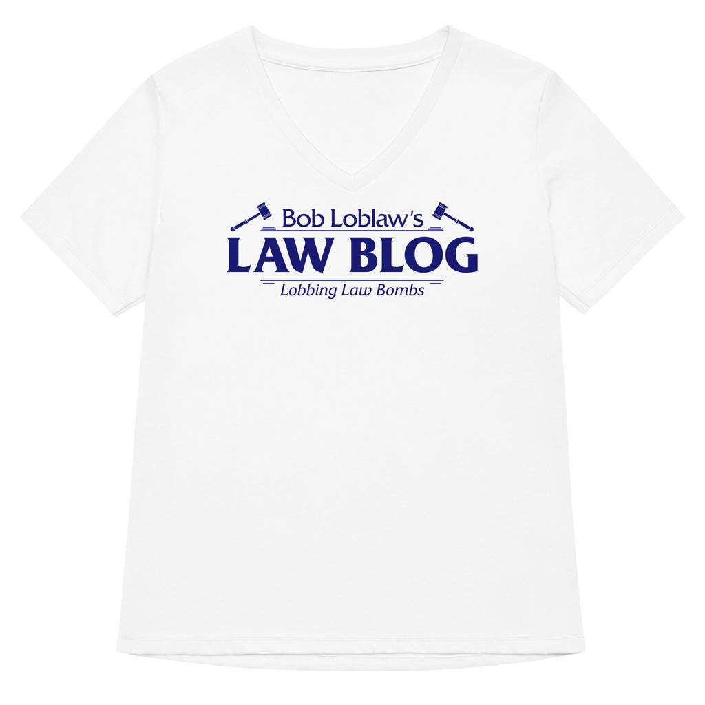 Bob Loblaw's Law Blog Women's V-Neck Tee