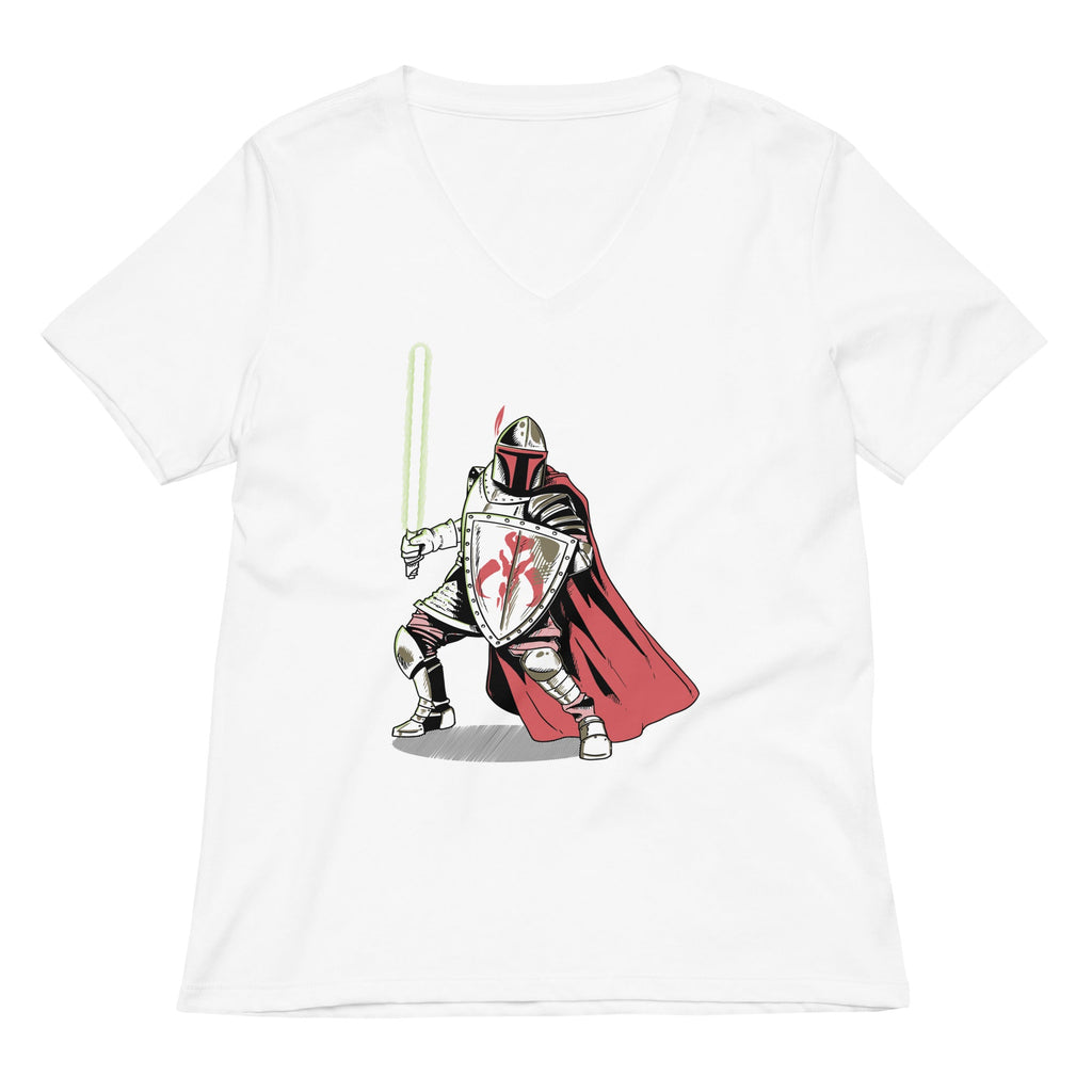 Mandalorian Knight Women's V-Neck Tee