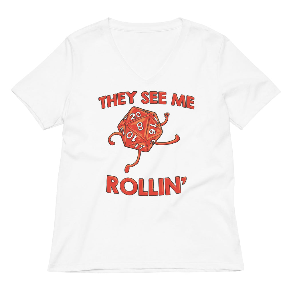 They See Me Rollin' Women's V-Neck Tee