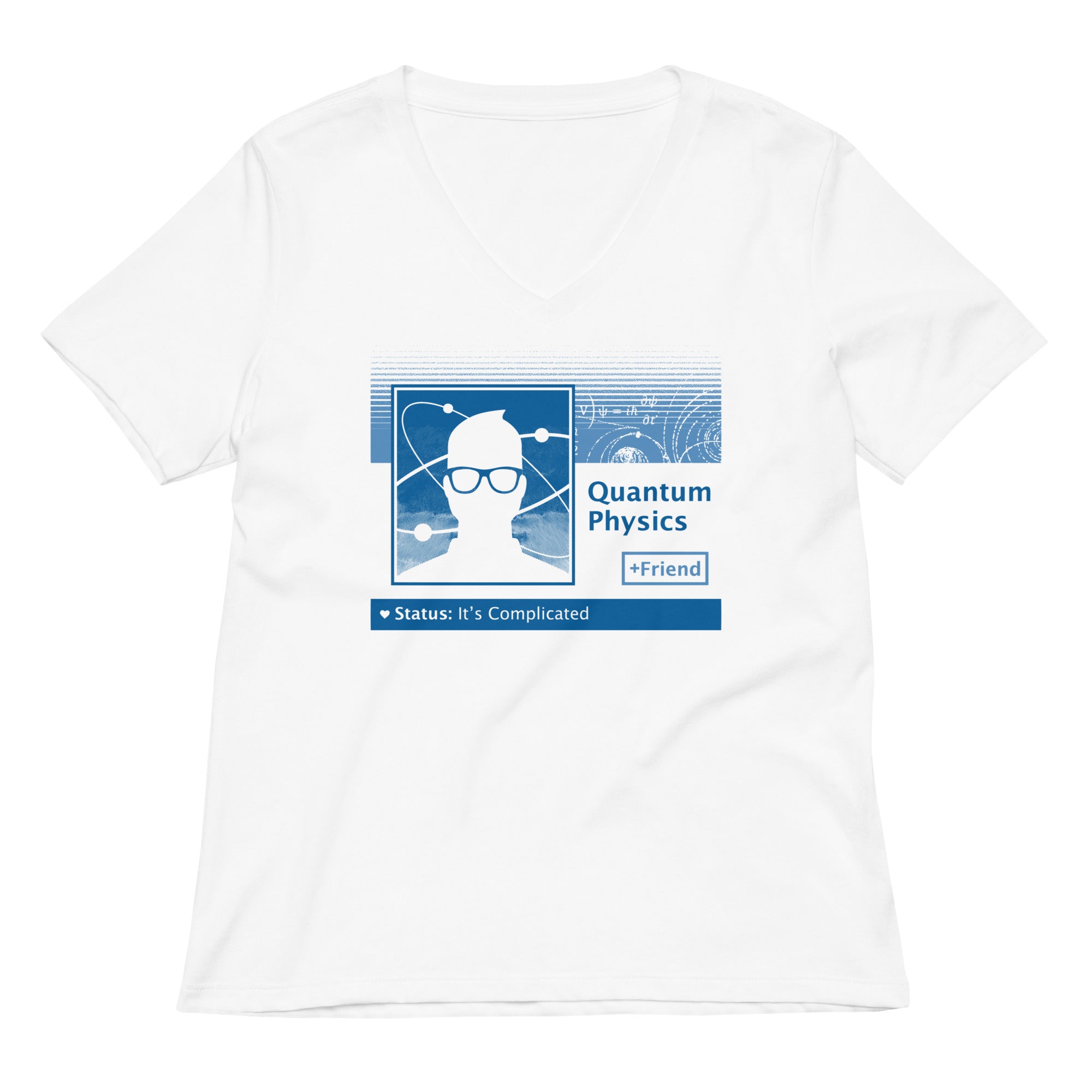 Quantum Physics: It's Complicated Women's V-Neck Tee