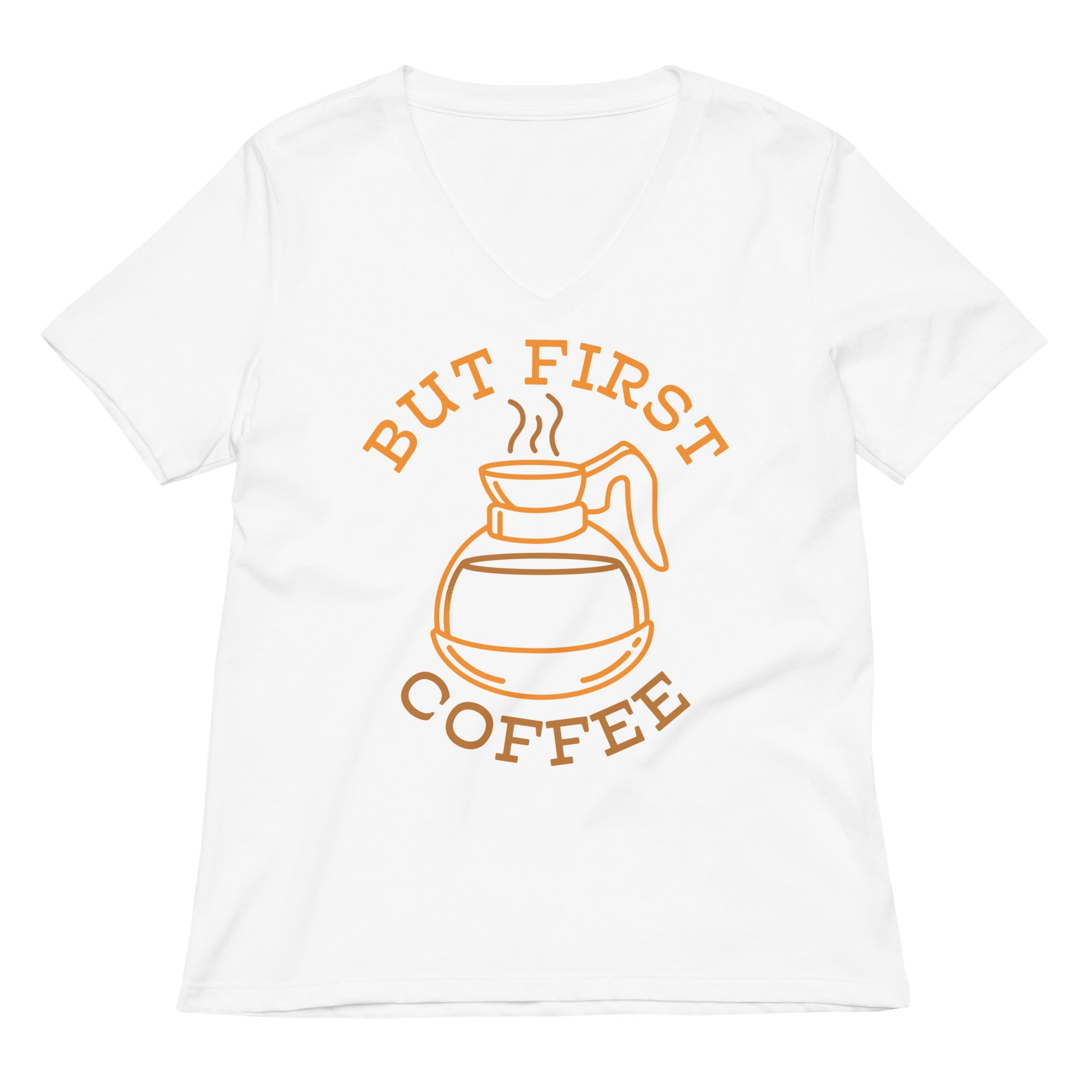 But First Coffee Women's V-Neck Tee