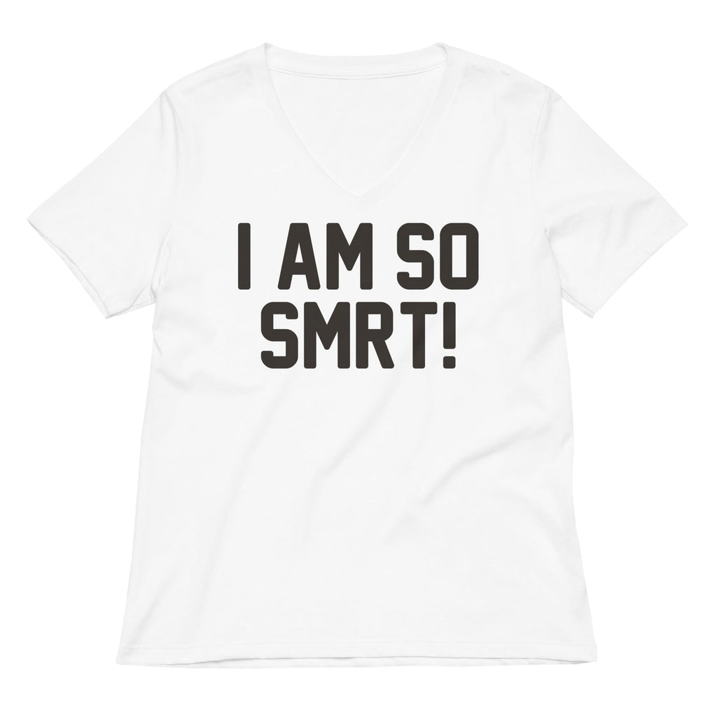I Am So Smrt Women's V-Neck Tee