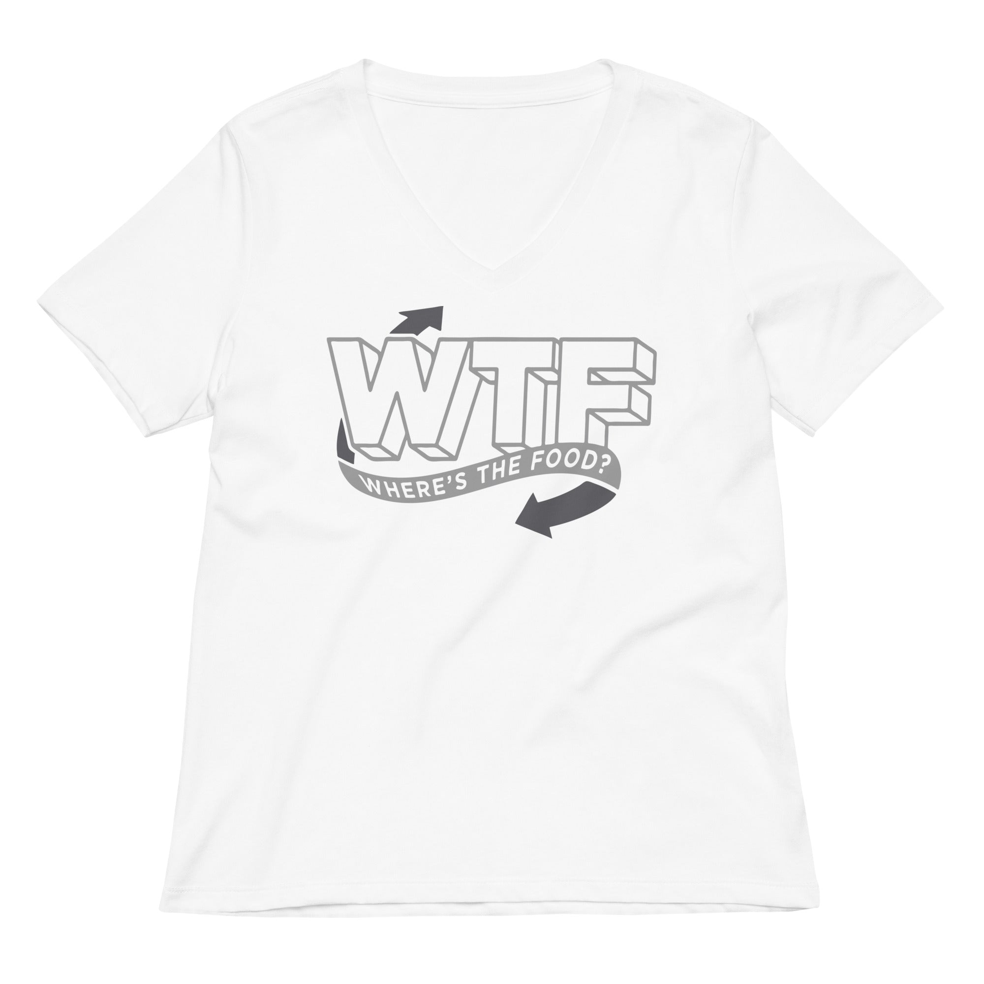 Where's The Food? Women's V-Neck Tee