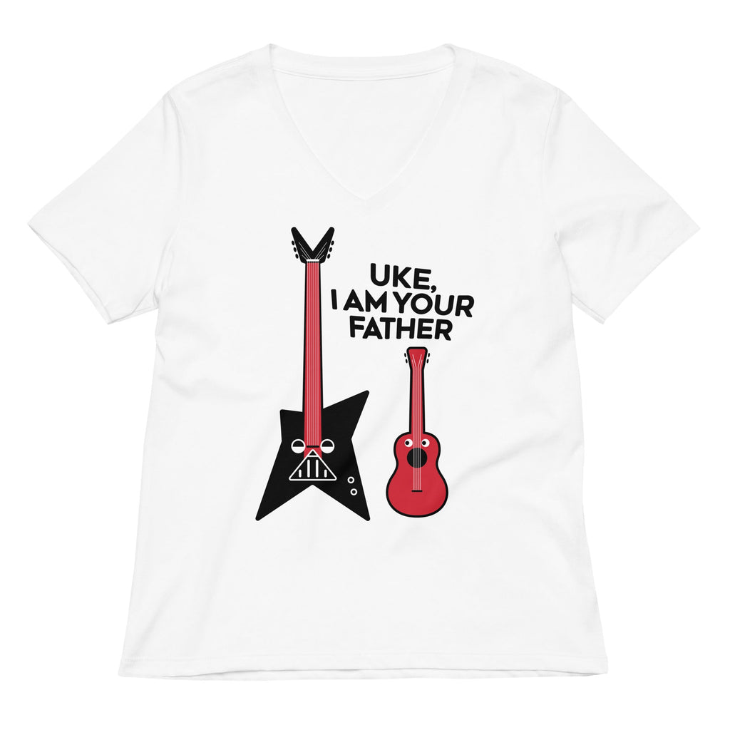 Uke, I Am Your Father Women's V-Neck Tee