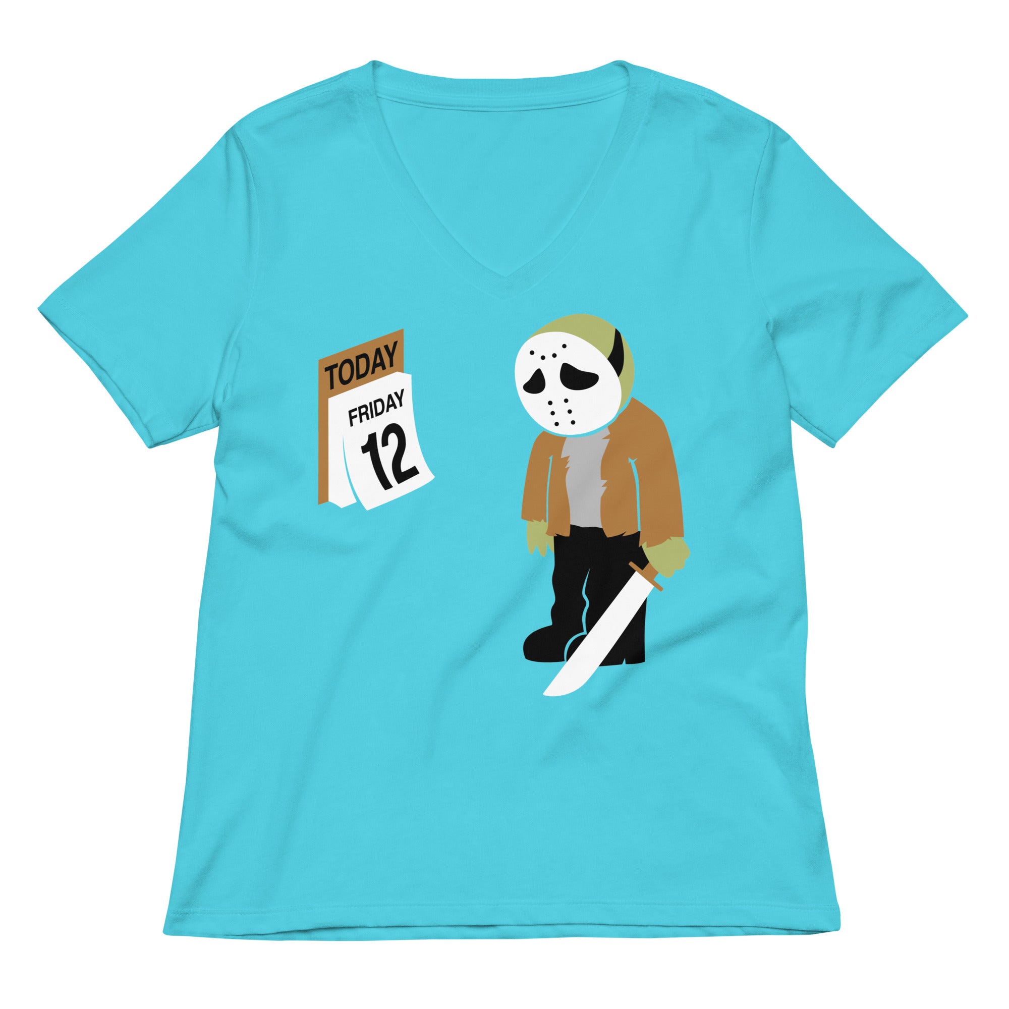 Friday the 12th Women's V-Neck Tee