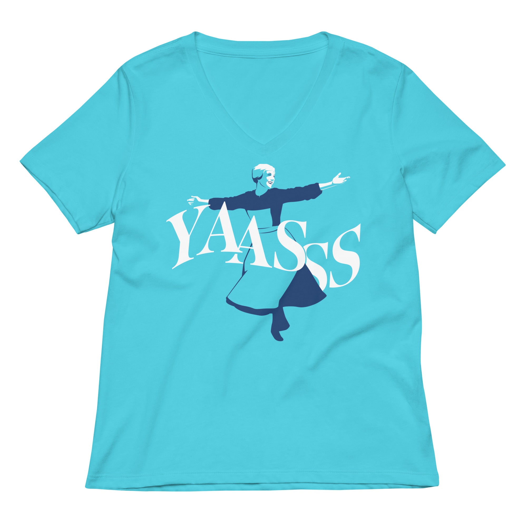 YAASSS Women's V-Neck Tee