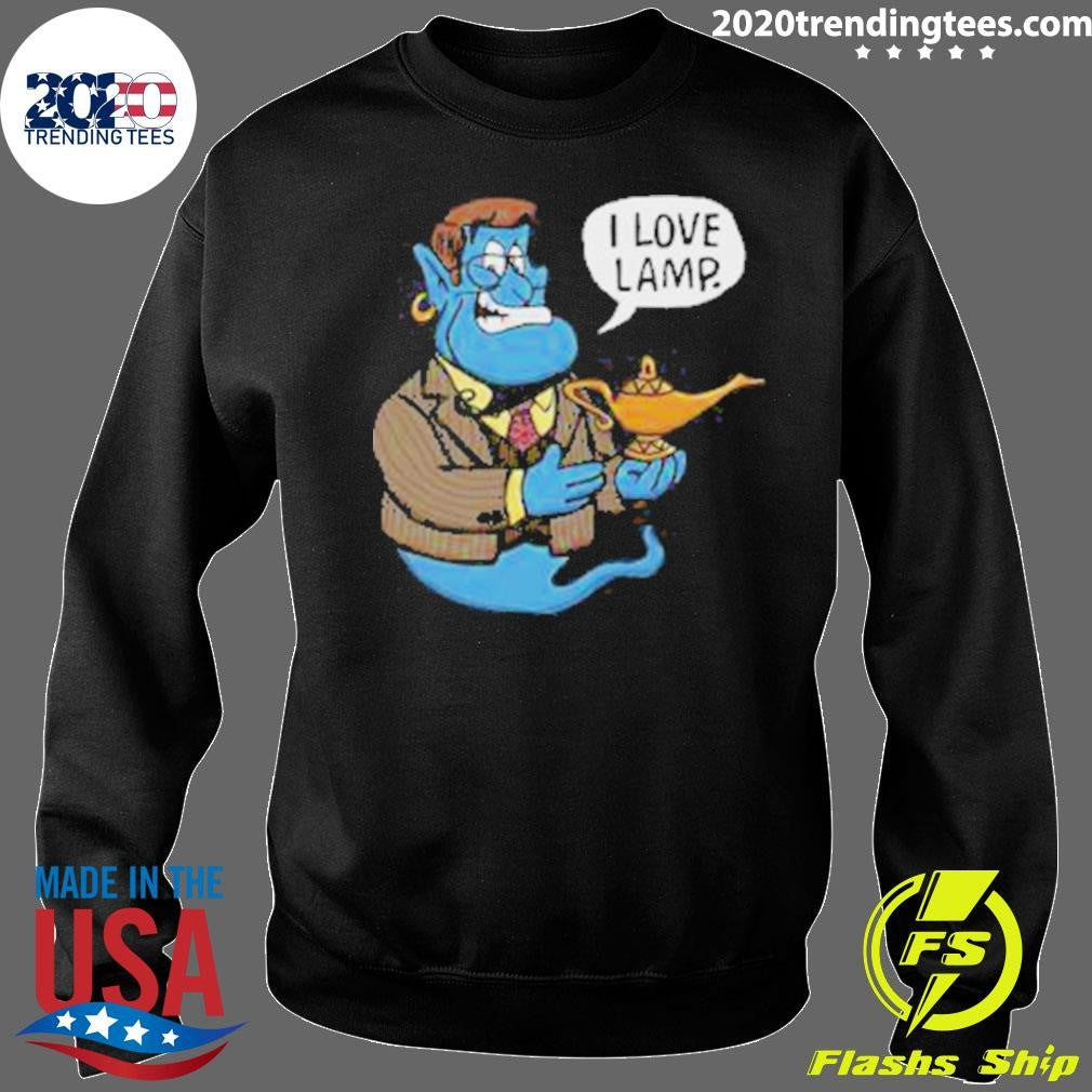 Brick Tamland I Love Lamp Genie Anchor Tee Shirt
