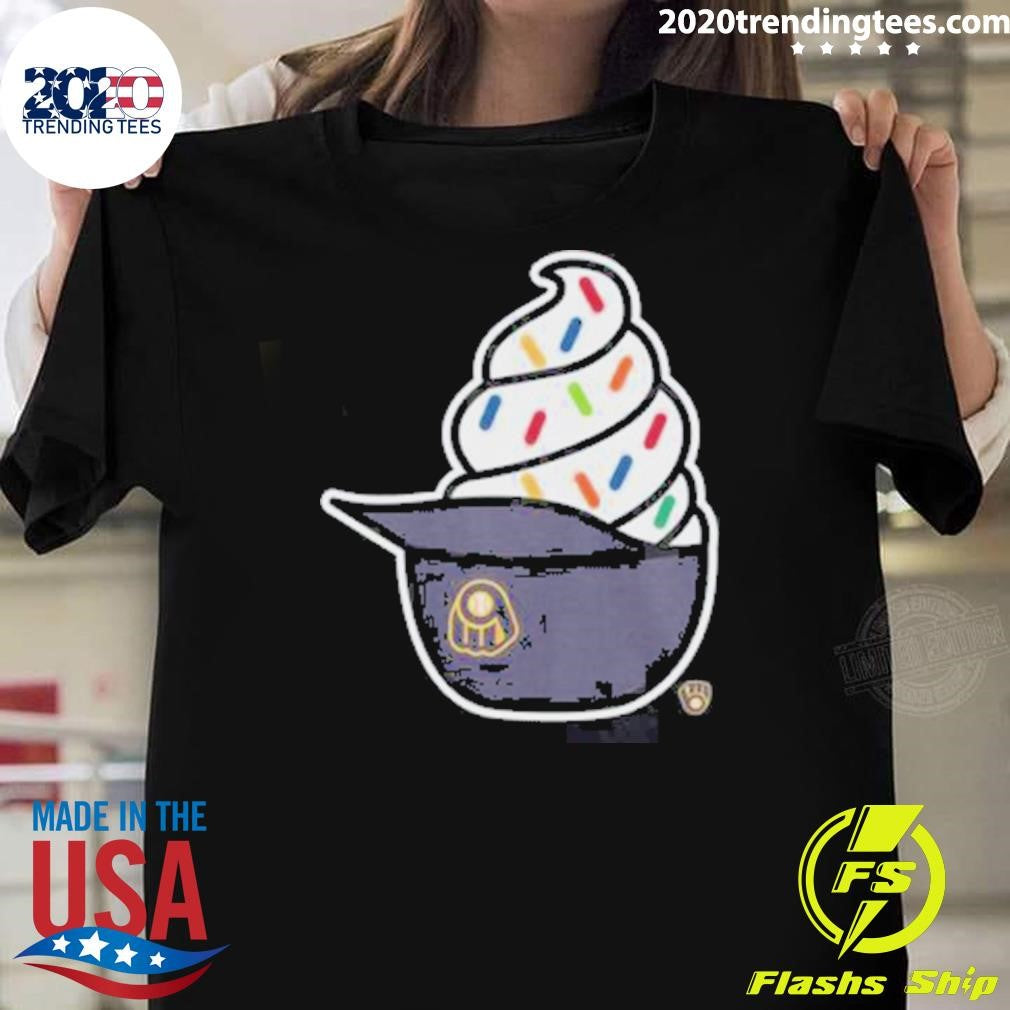 Pittsburgh Baseball MLB 2026 Milwaukee Brewers Ice Cream Shirt