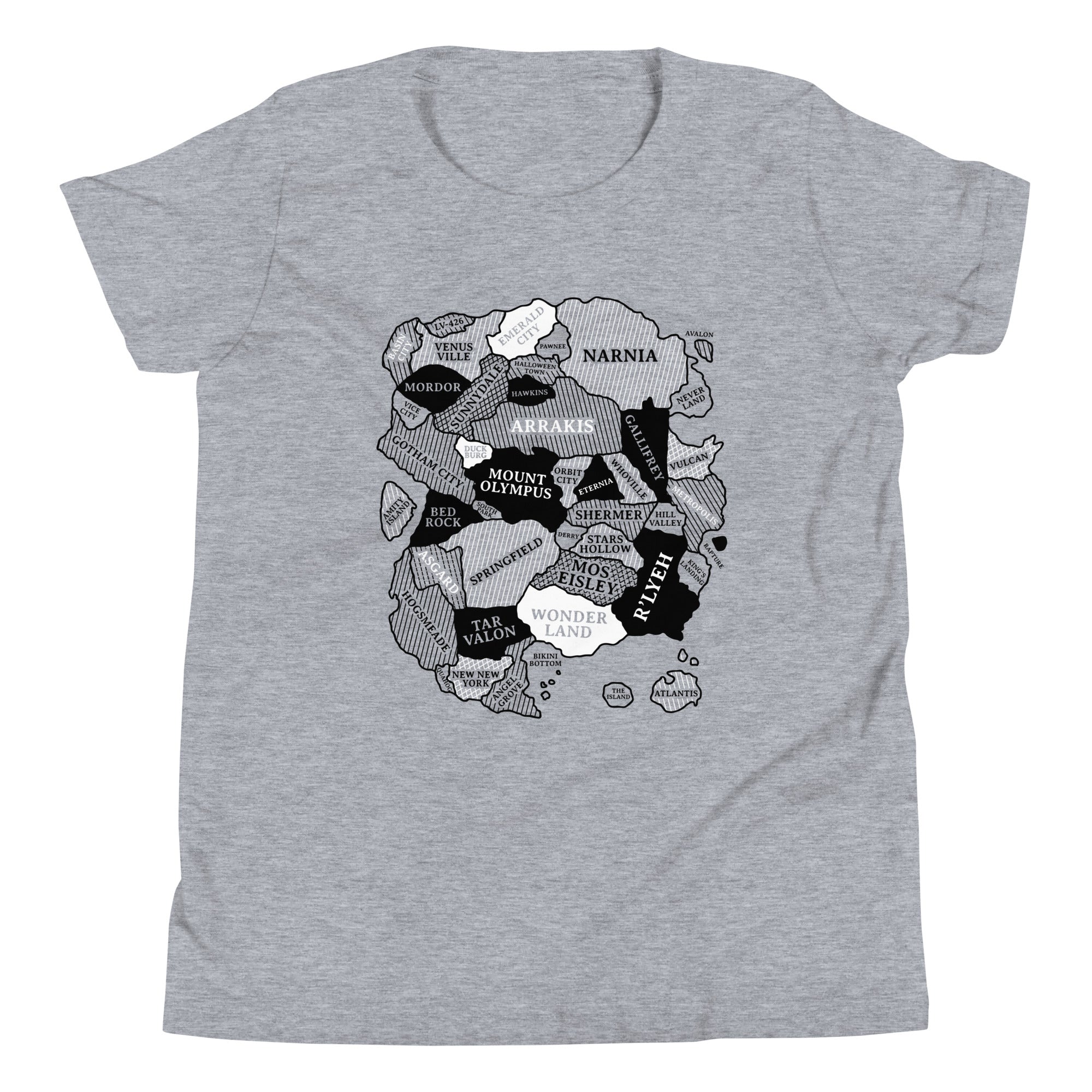 World Map Kid's Youth Tee