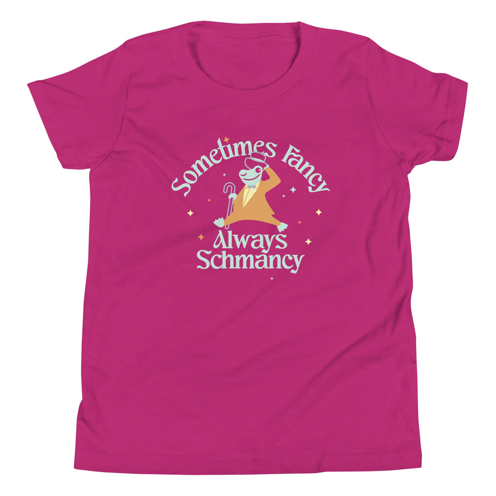Sometimes Fancy Always Schmancy Kid's Youth Tee
