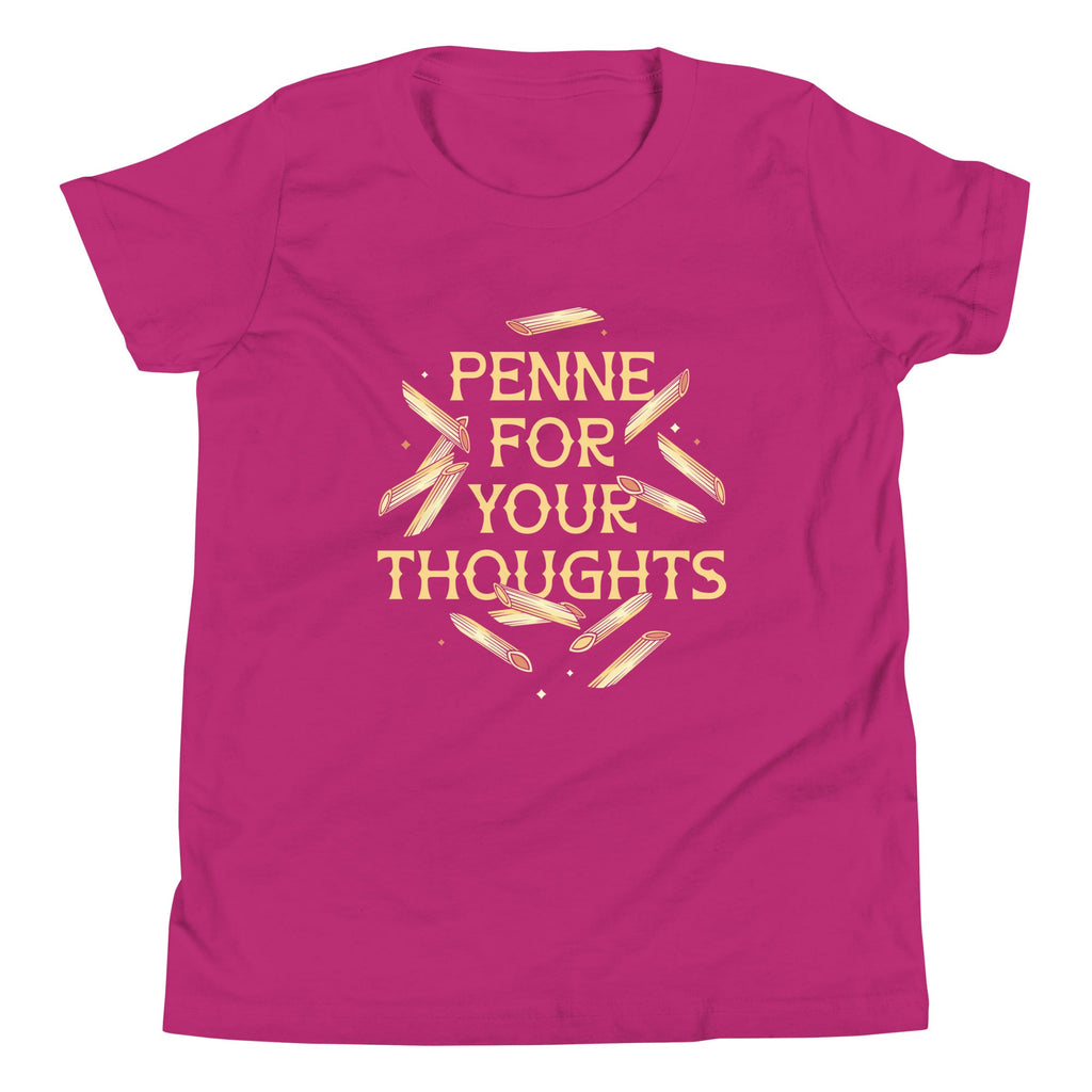 Penne For Your Thoughts Kid's Youth Tee