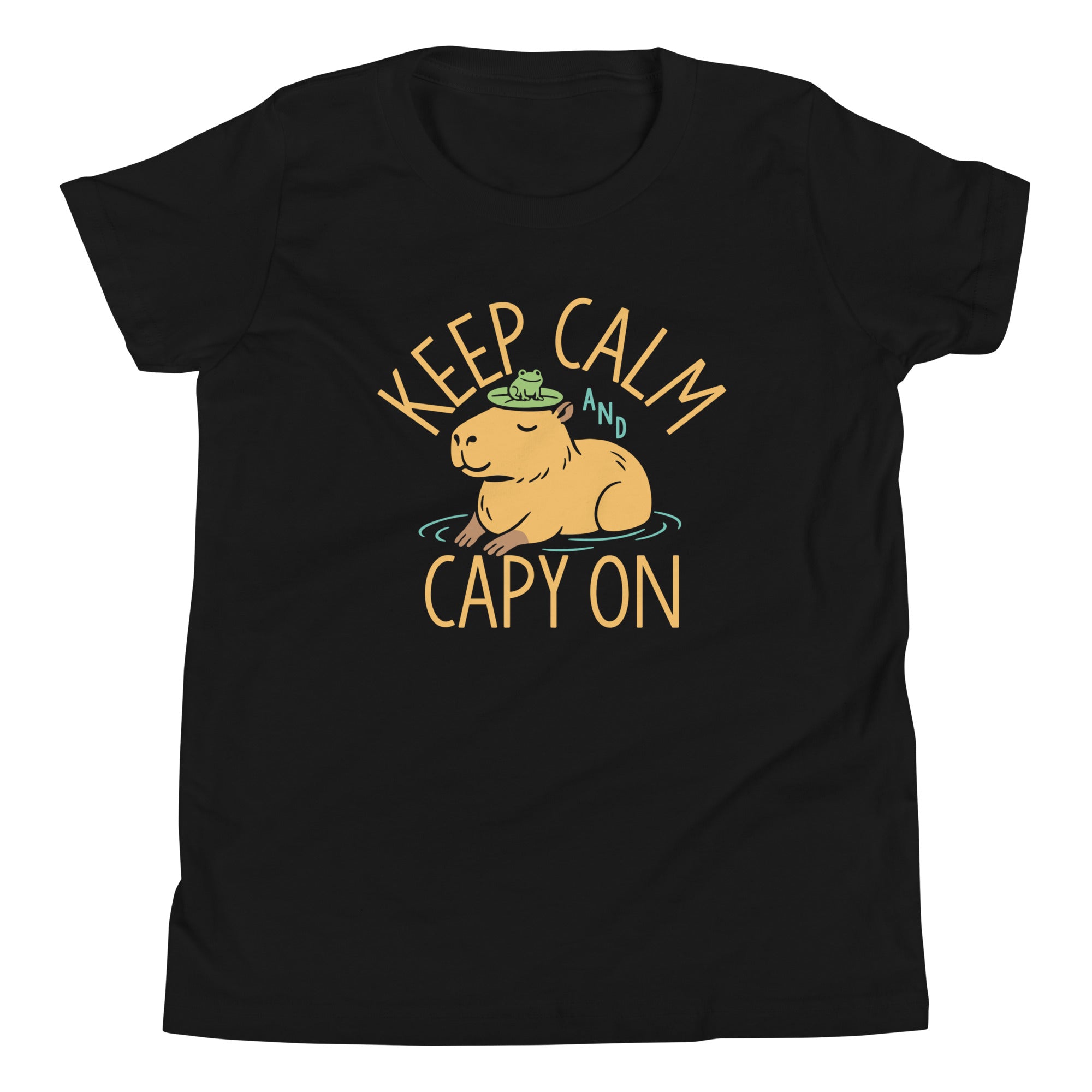 Keep Calm And Capy On Kid's Youth Tee