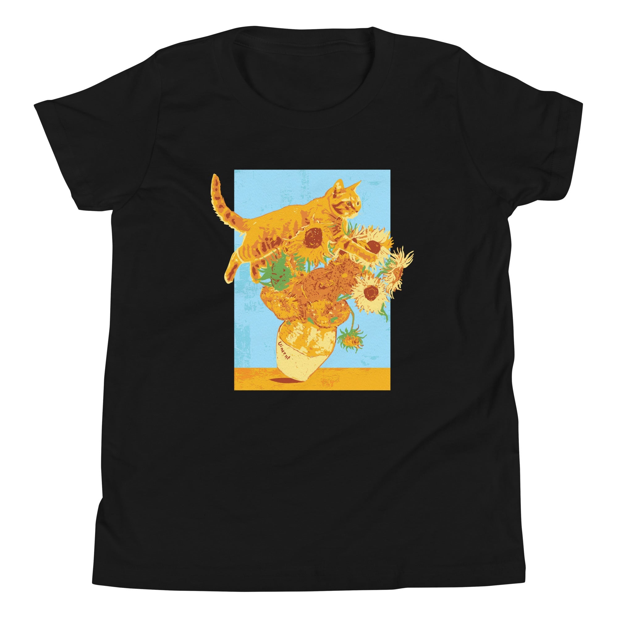 Van Gogh's Cat Kid's Youth Tee