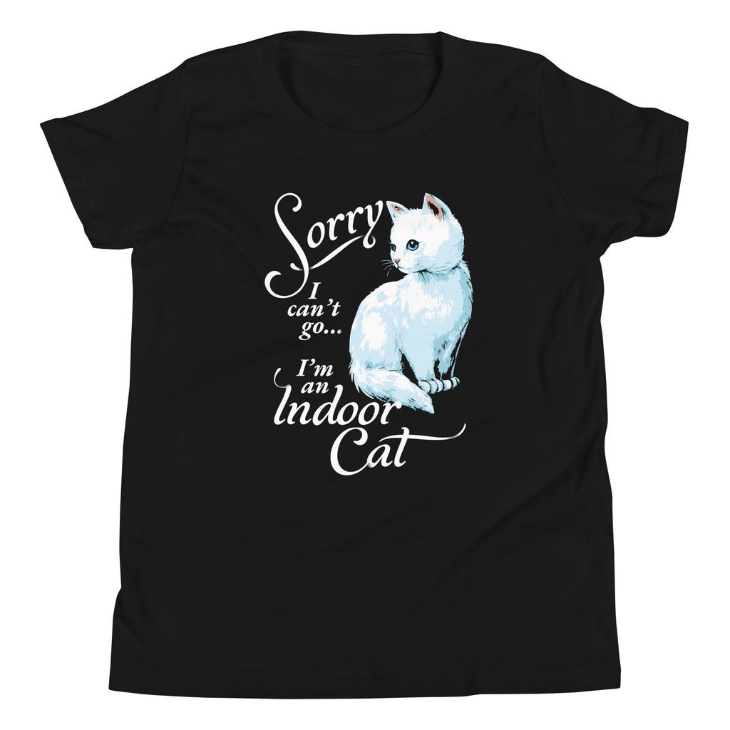 Sorry I Can't Go I'm An Indoor Cat Kid's Youth Tee