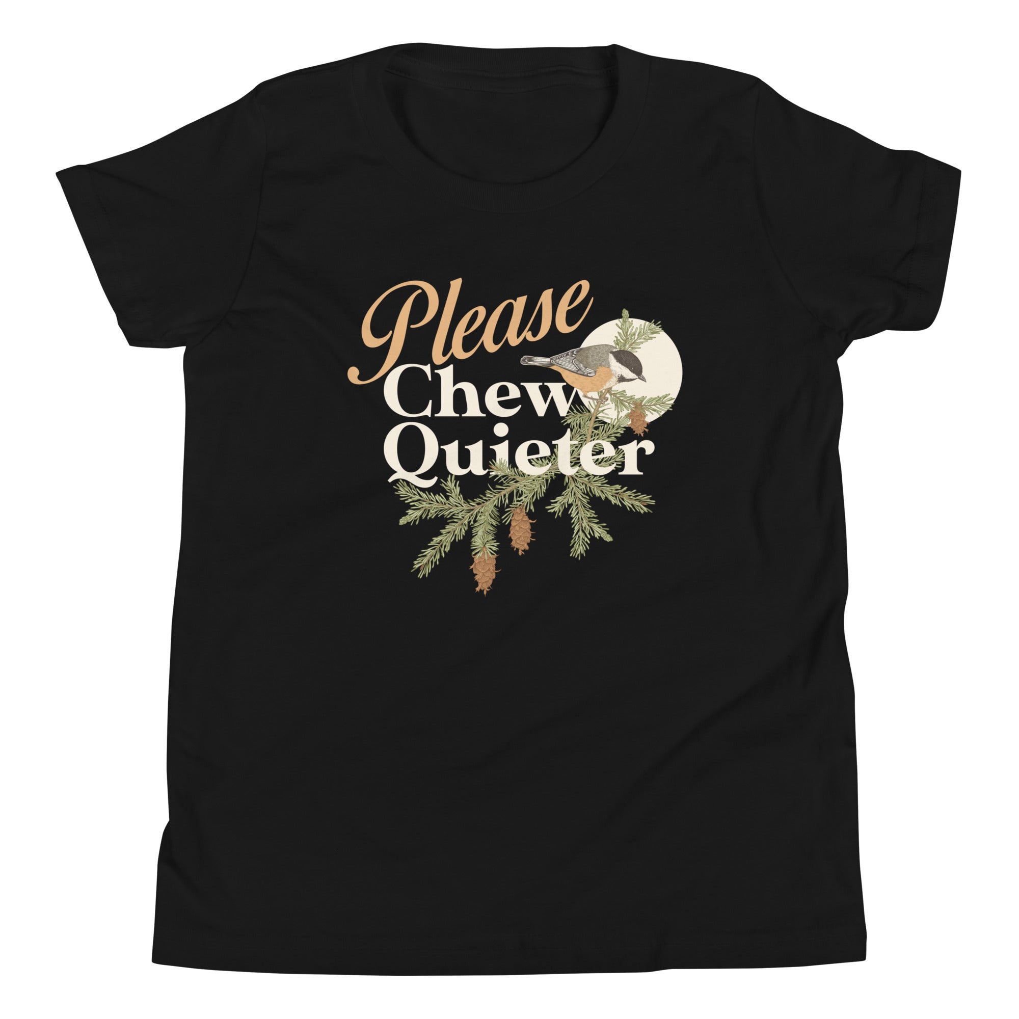 Please Chew Quieter Kid's Youth Tee