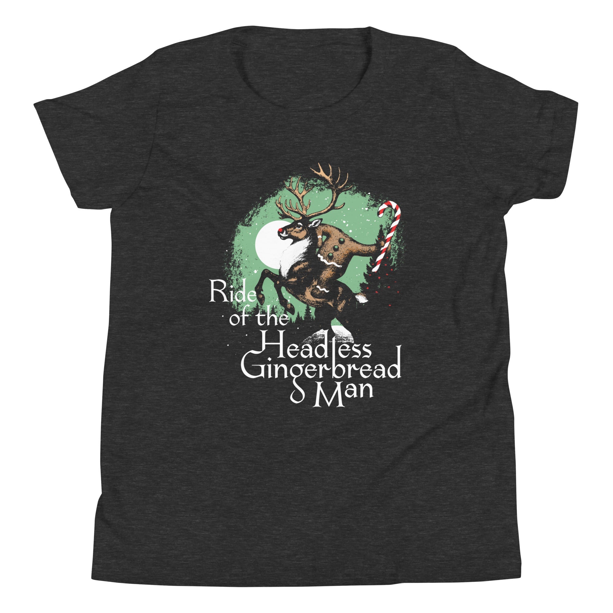 Ride Of The Headless Gingerbread Man Kid's Youth Tee