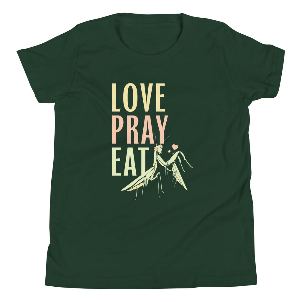 Love Pray Eat Kid's Youth Tee