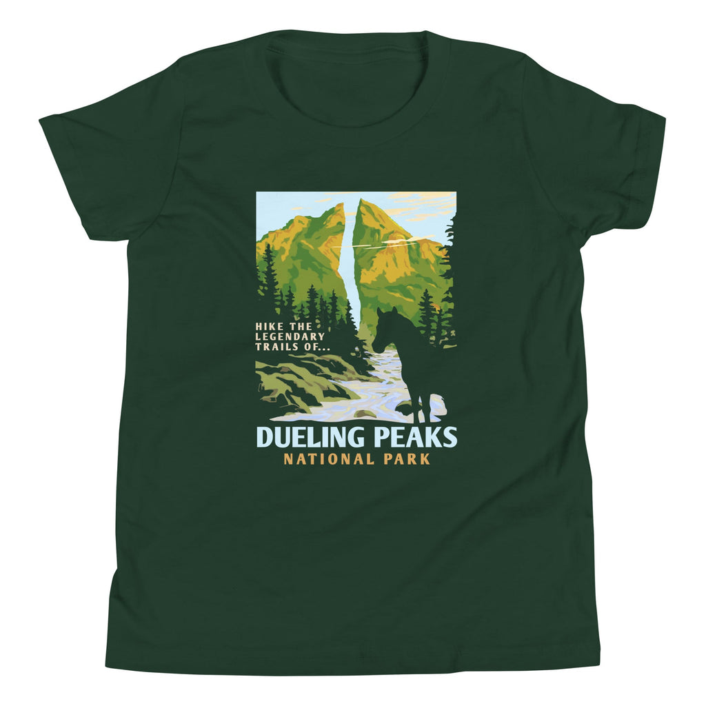 Dueling Peaks National Park Kid's Youth Tee