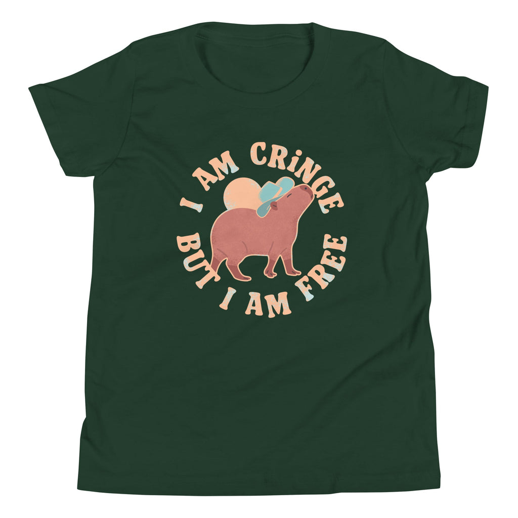 I Am Cringe But I Am Free Kid's Youth Tee