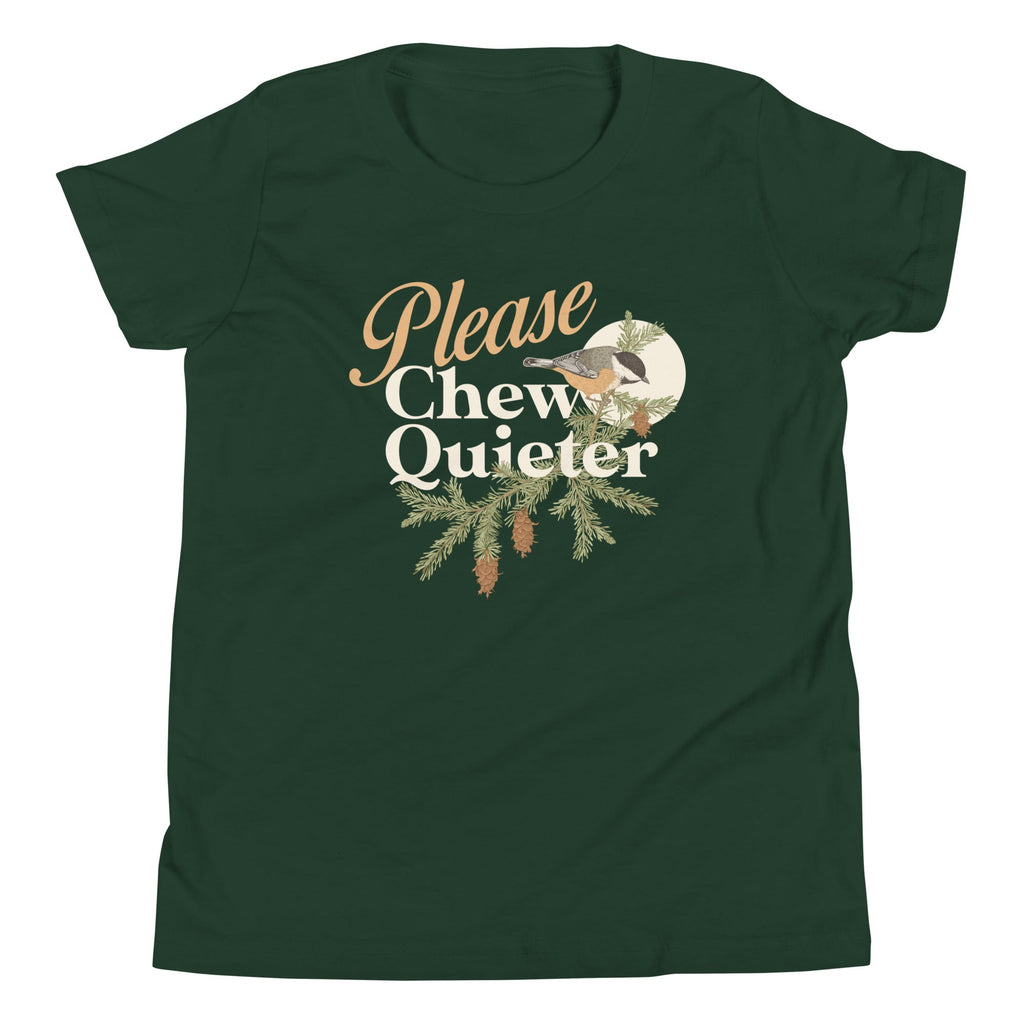 Please Chew Quieter Kid's Youth Tee