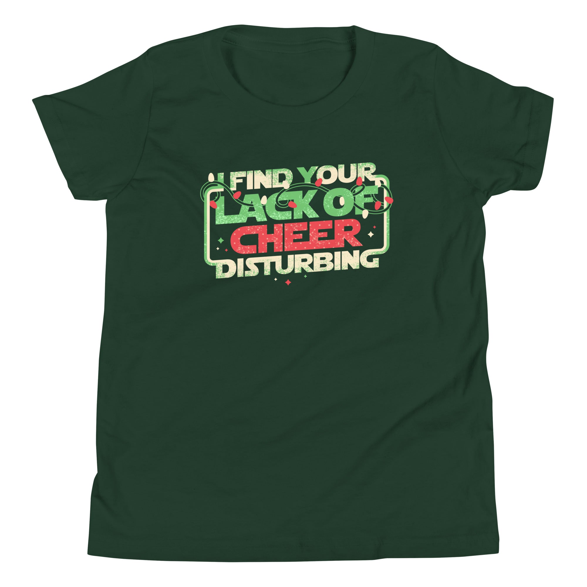 I Find Your Lack Of Cheer Disturbing Kid's Youth Tee