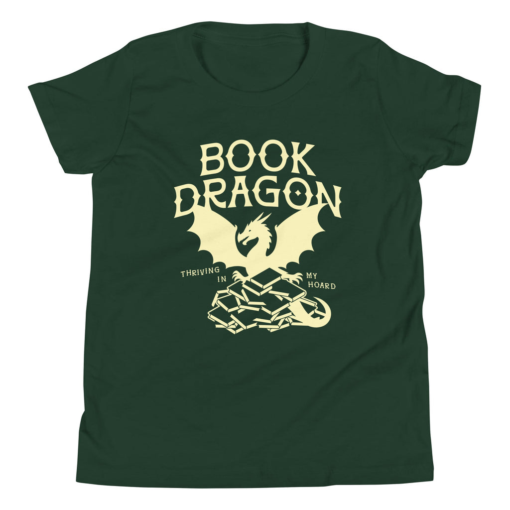 Book Dragon Thriving In My Hoard Kid's Youth Tee