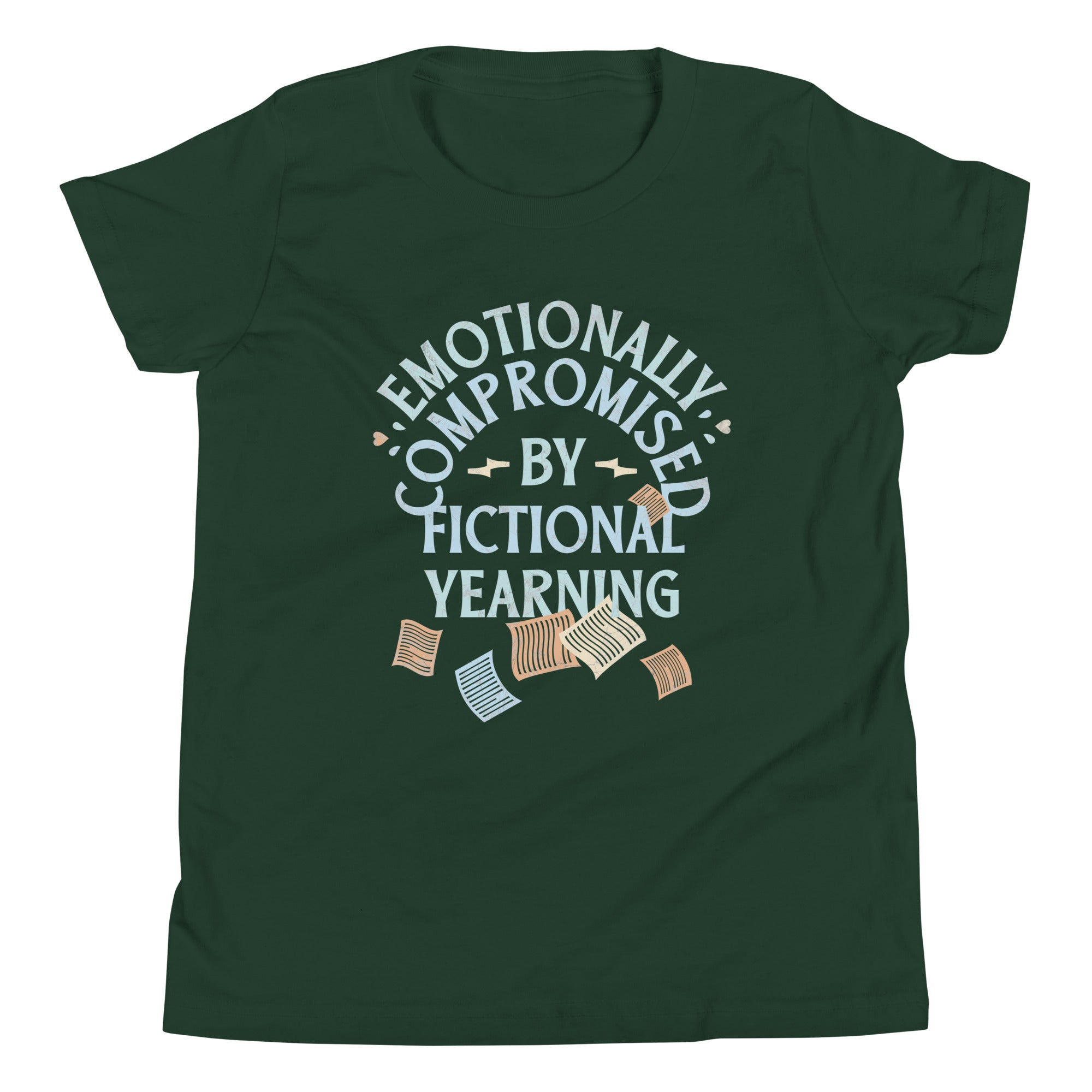 Emotionally Compromised By Fictional Yearning Kid's Youth Tee