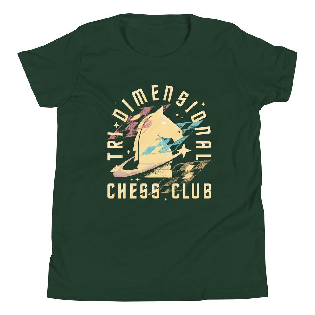 Tri-Dimensional Chess Club Kid's Youth Tee