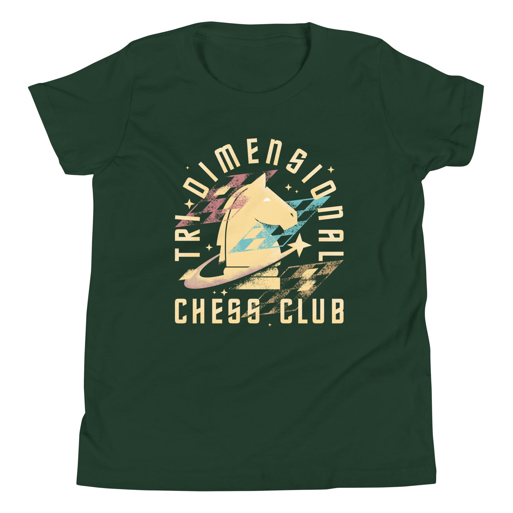Tri-Dimensional Chess Club Kid's Youth Tee