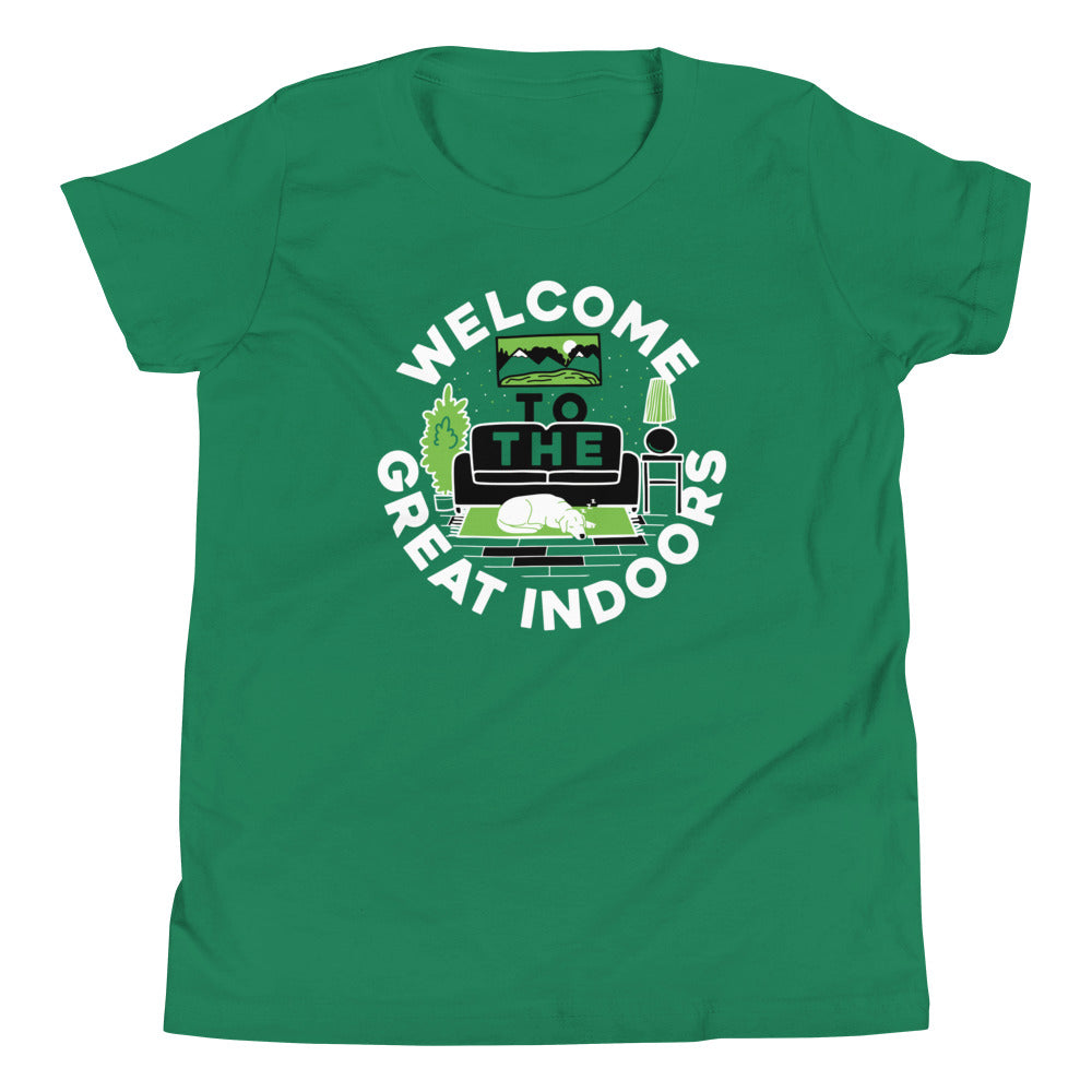 Welcome To The Great Indoors Kid's Youth Tee
