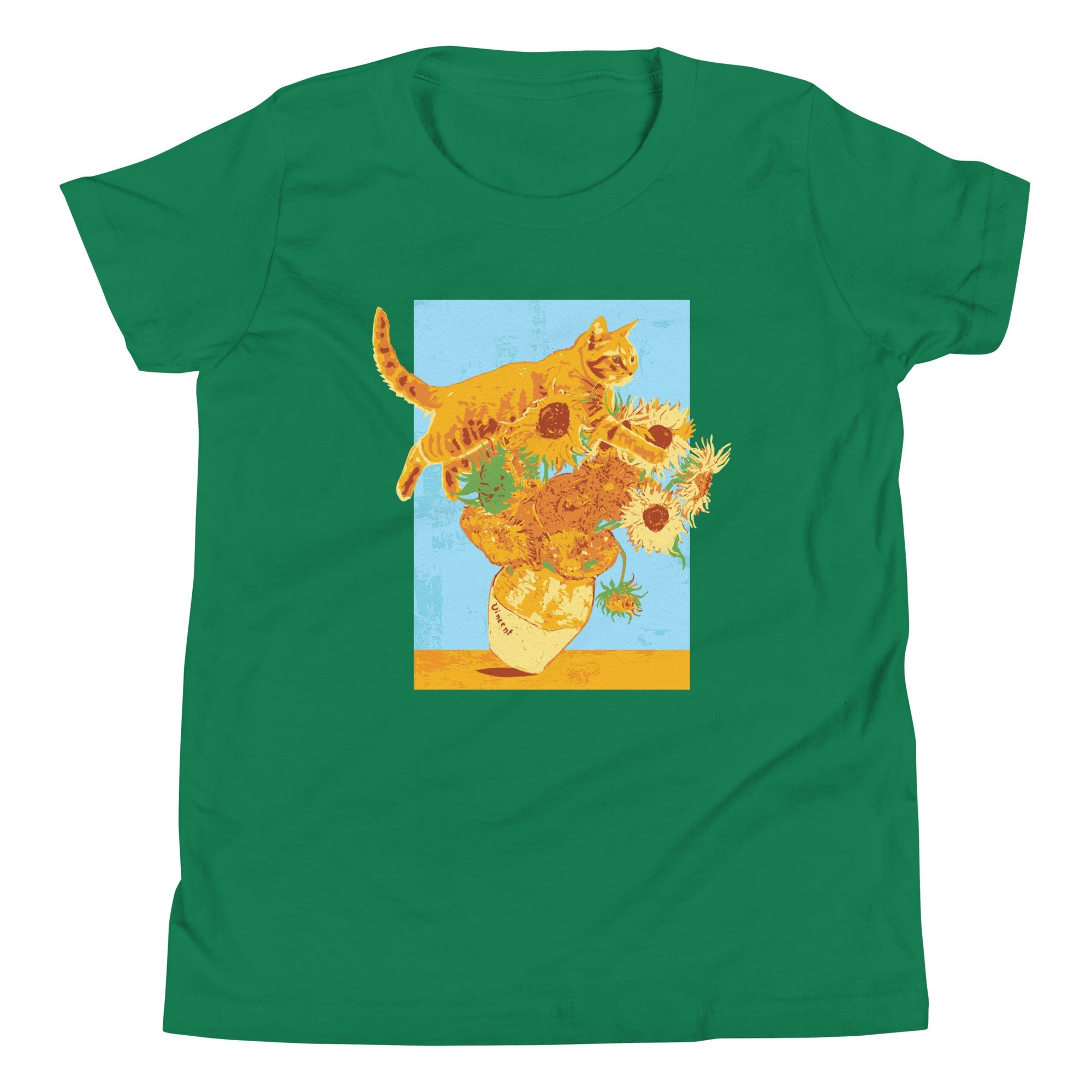 Van Gogh's Cat Kid's Youth Tee