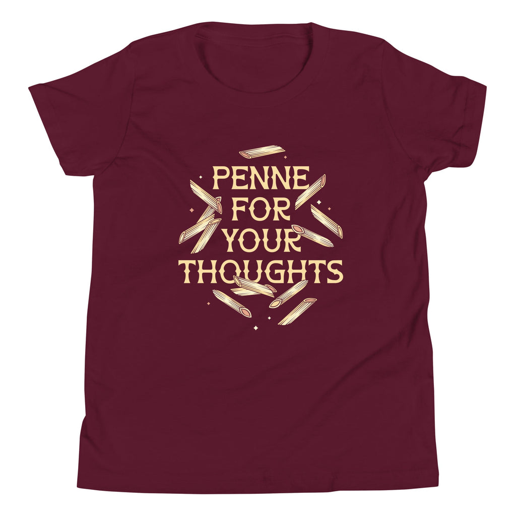 Penne For Your Thoughts Kid's Youth Tee