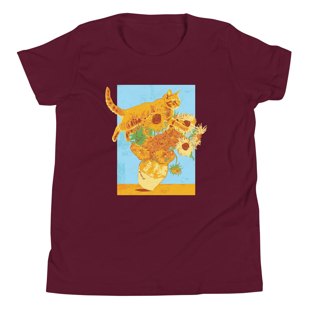 Van Gogh's Cat Kid's Youth Tee