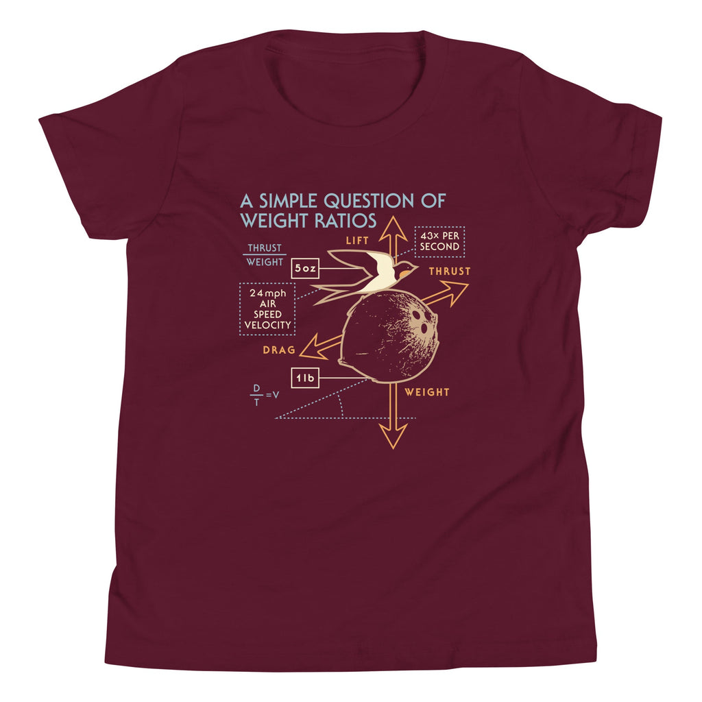 A Simple Question Of Weight Ratios Kid's Youth Tee