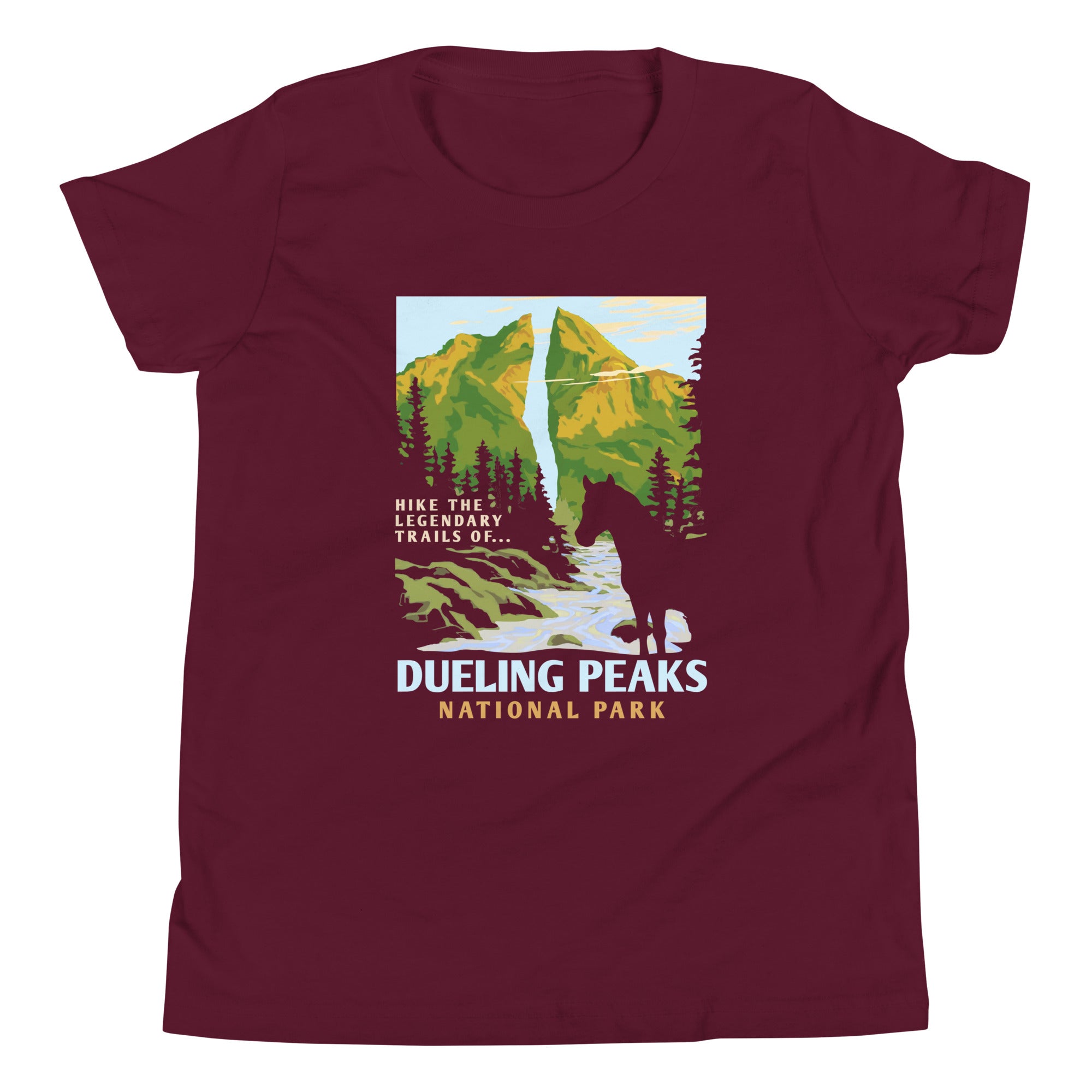 Dueling Peaks National Park Kid's Youth Tee