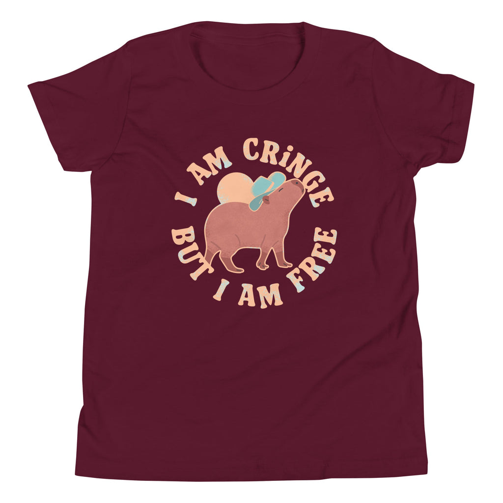 I Am Cringe But I Am Free Kid's Youth Tee