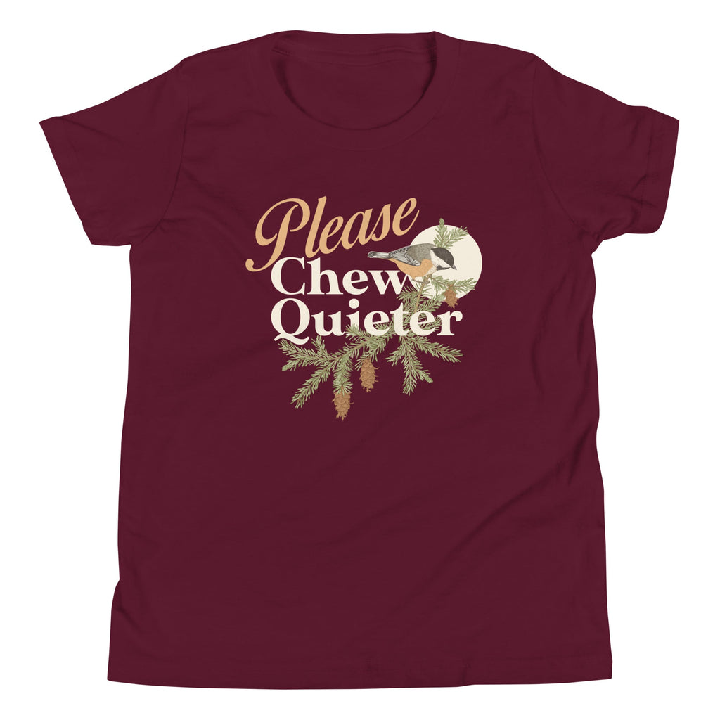 Please Chew Quieter Kid's Youth Tee