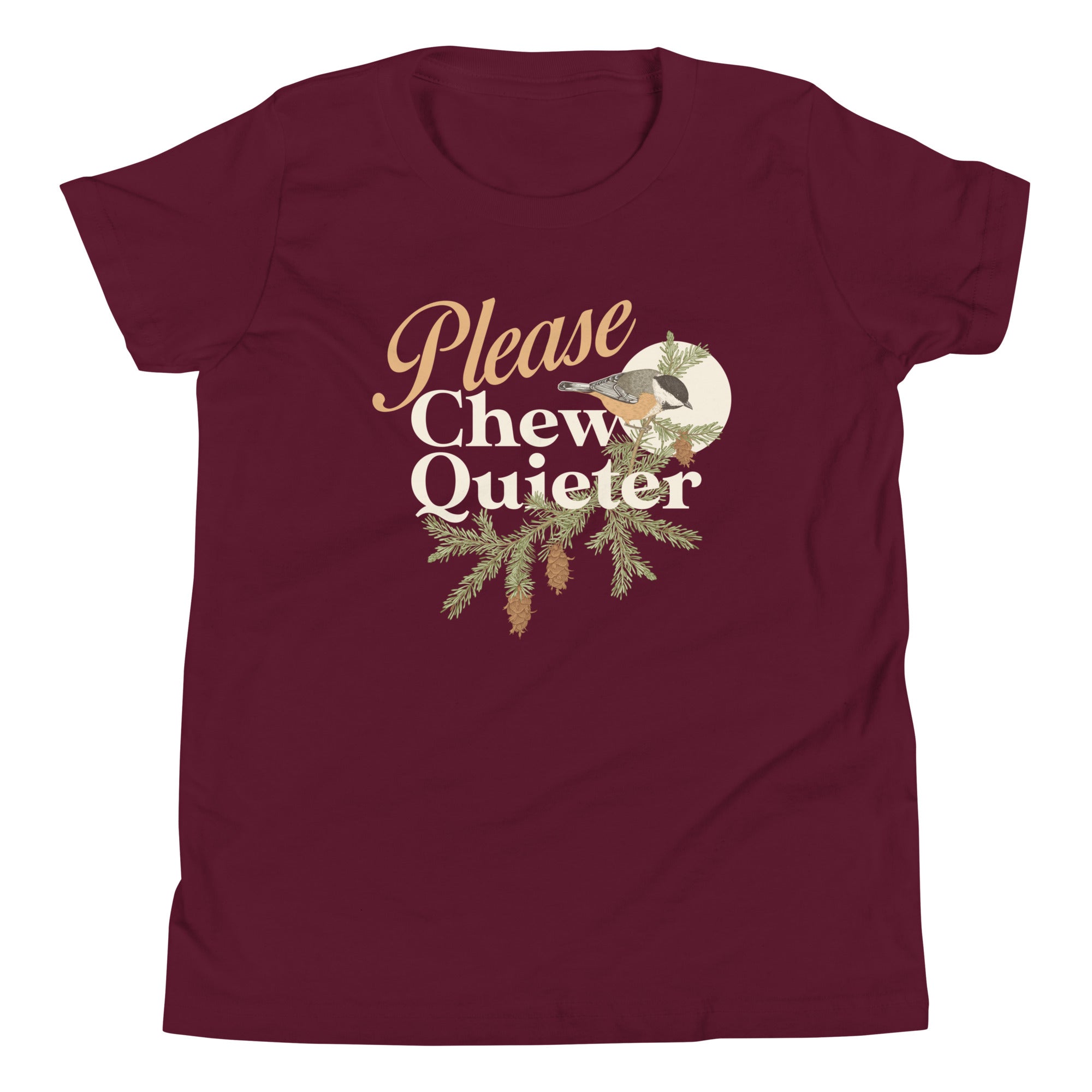 Please Chew Quieter Kid's Youth Tee
