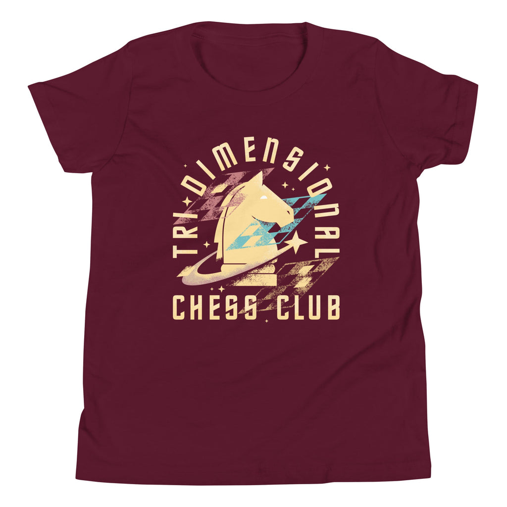Tri-Dimensional Chess Club Kid's Youth Tee