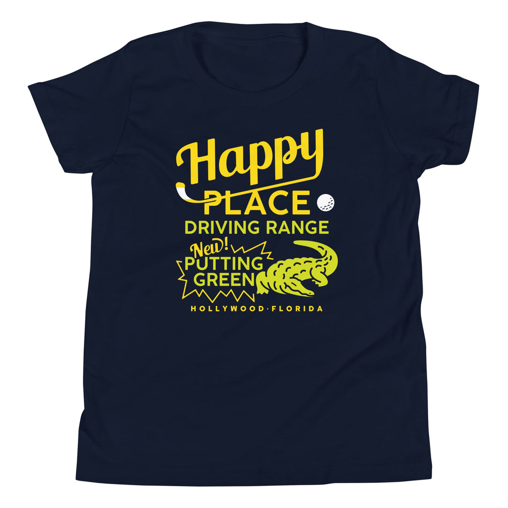 Happy Place Driving Range Kid's Youth Tee