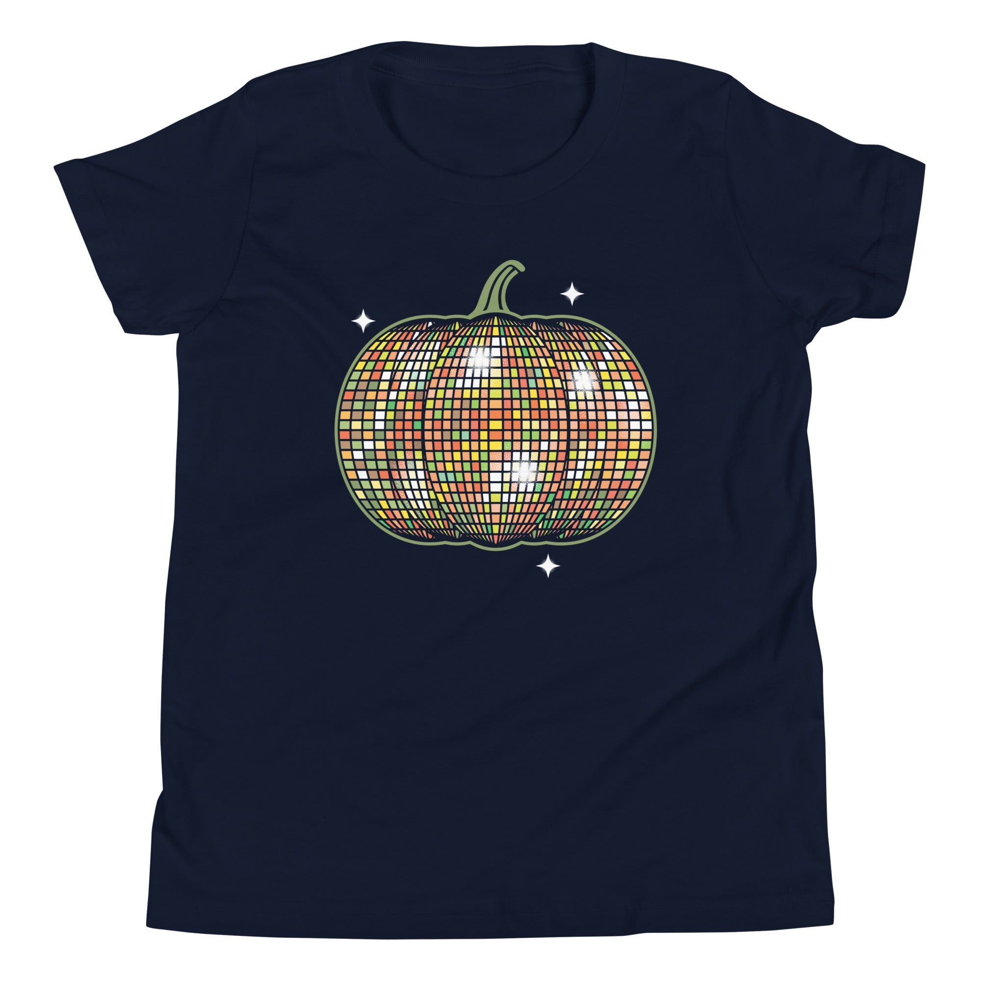 Disco Pumpkin Kid's Youth Tee
