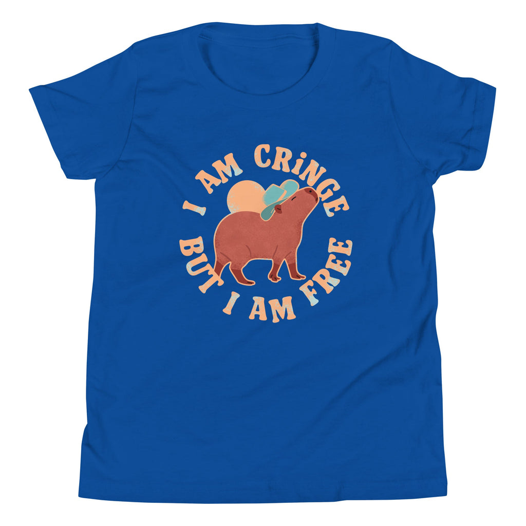 I Am Cringe But I Am Free Kid's Youth Tee